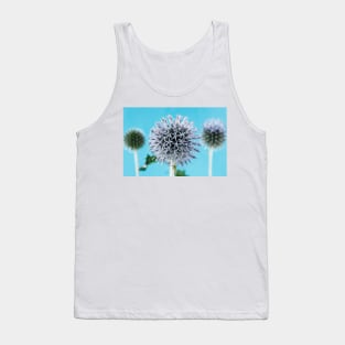 Echinops ritro  'Veitch's Blue'  Globe thistle Tank Top